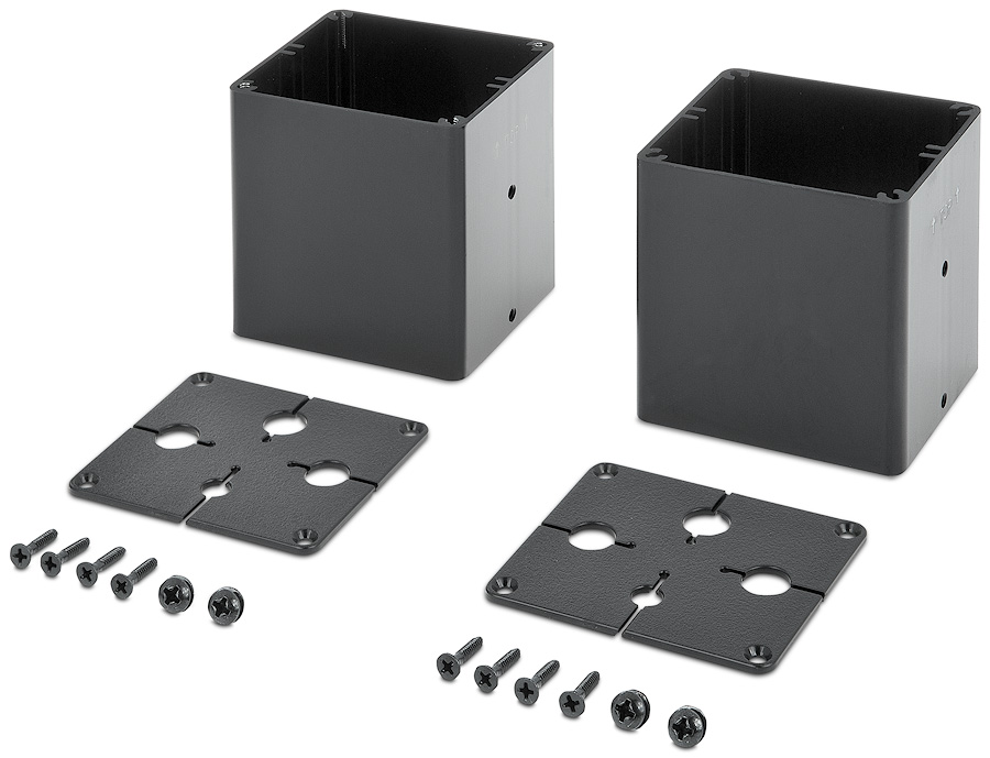 Cable Pass-Through Kit - Quad for Cable Cubby 1200/1400 enclosures, supports up to four AV cables per side