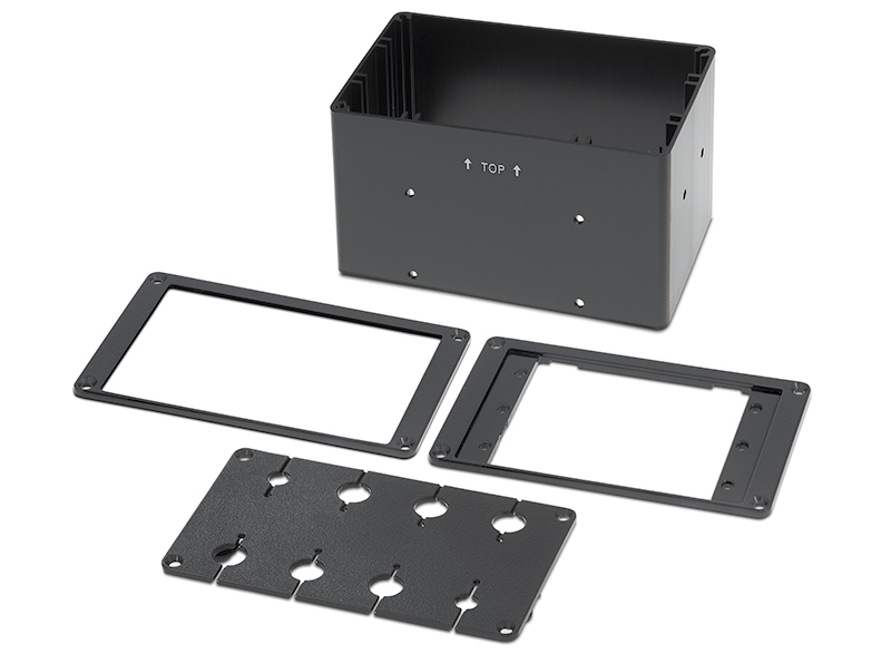 Cable/AAP Bracket Kit fits Cable Cubby 500/700/1200/1400 enclosures, supports up to eight AV cables or three AAP modules; cables and AAP modules sold separately