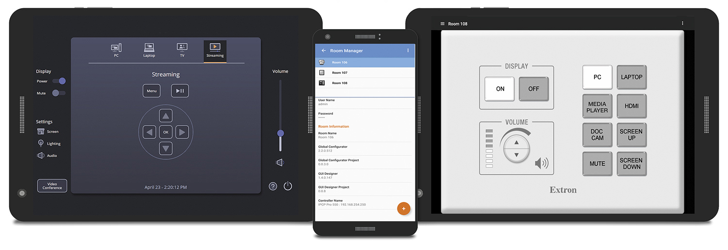 Extron Control for Android