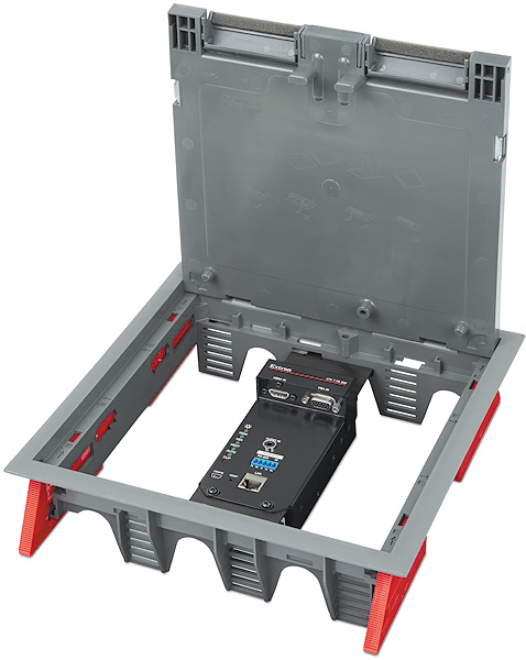 XTP T FB 202<p class="small-text">Shown in Ackermann / MK Electric CableLink Plus Modular  floor box assembly</p>