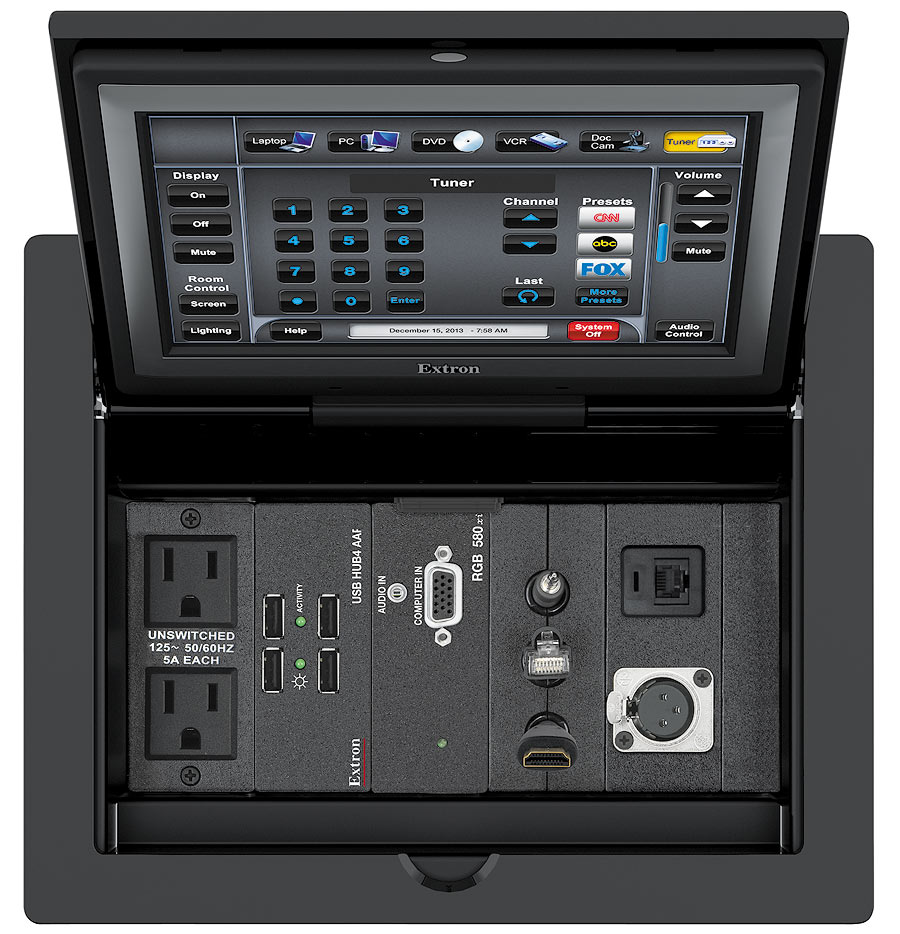 TLP Pro 720C - Top view with US AC outlets