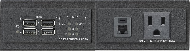 TMK 120 AAP shown with USB Extender AAP Rx and AC Net AAP-US, sold separately