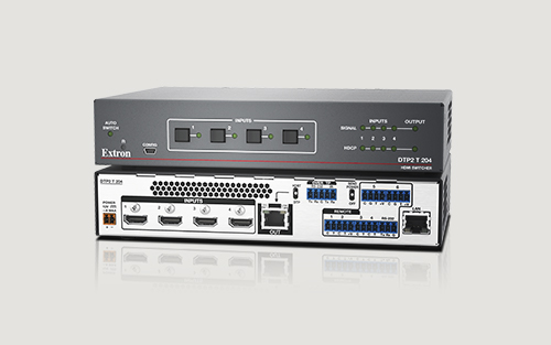 Extron Introduces New Advanced Four Input 4K/60 4:4:4 HDCP 2.2 Switcher with Integrated DTP2 Transmitter
