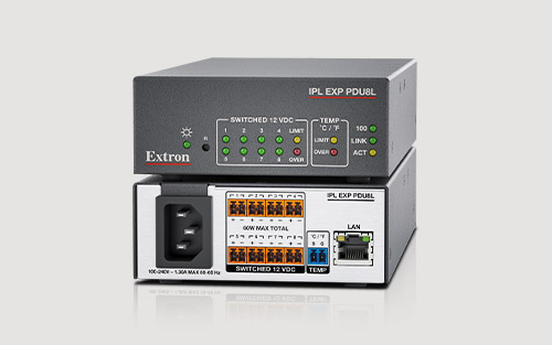 Extron Now Shipping  Power Expansion Interface with Centralized 12V DC Power Management and More