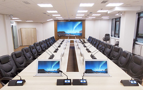 Extron DTP, Architectural, and Control Systems Empower Collaboration with Sophistication at Irkutsk Oil HQ