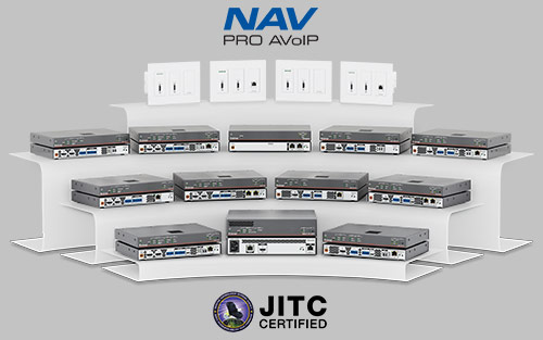 Extron NAV Pro AV over IP Series Receives JITC Certification