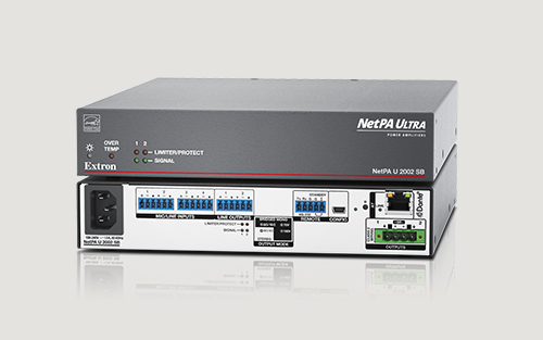 Extron Ships Their Most Powerful NetPA Ultra Amplifier Offering 2 x 200 Watts, Dante, and DSP