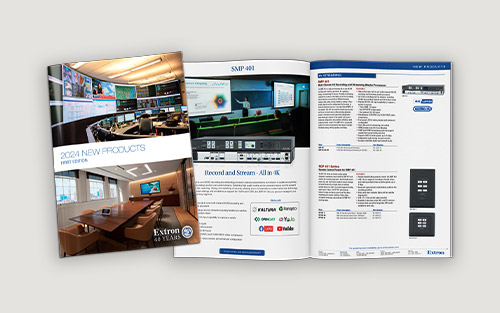 Extron 2024 New Products Brochure - First Edition Now Available