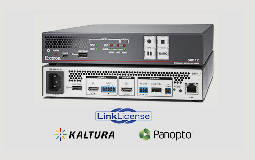 New Extron SMP 111 Upgrades for Live Streaming to Kaltura and Panopto Now Available