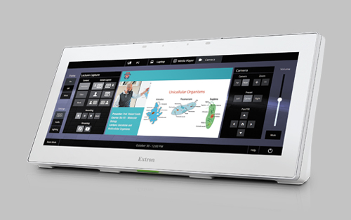 Extron Touchpanel Delivers Ultra-Wide Screen and Annotation in a Sleek Package