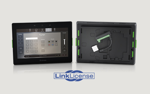 Ya están a la venta la LinkLicense y el TLCA 1 de Extron – Transforme su pantalla táctil en un sistema de control multifunción