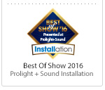 Best of Show 2016 Prolight + Sound Installation