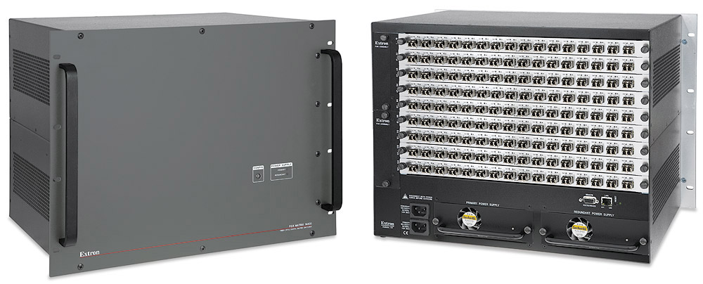 The casino's FOX Matrix 14400 provides AV signal switching and distribution from a centralized location.
