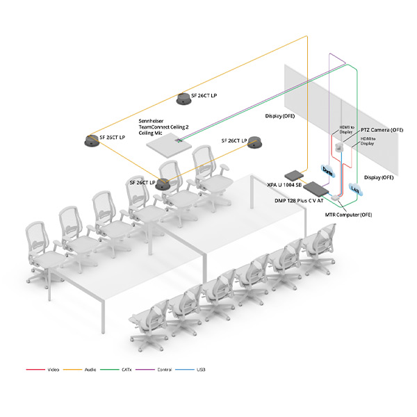 Large Conference Room Diagram