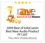 2009 Best of InfoComm Awards Best New Audio Product