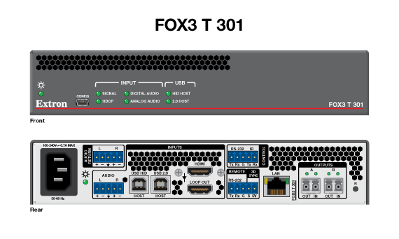 FOX3 T 301 Panel Drawing