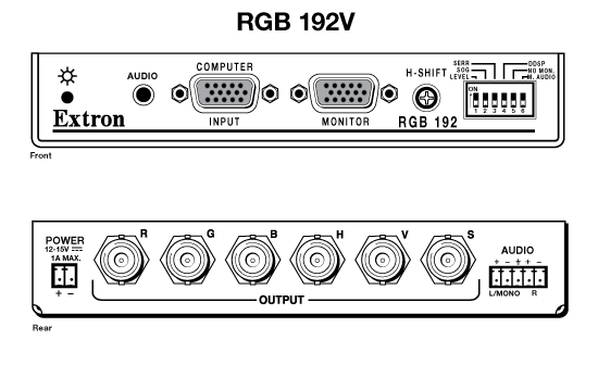 RGB 192V Panel Drawing