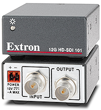 New Extron 12G-SDI Cable Equalizer Supports 4K Video