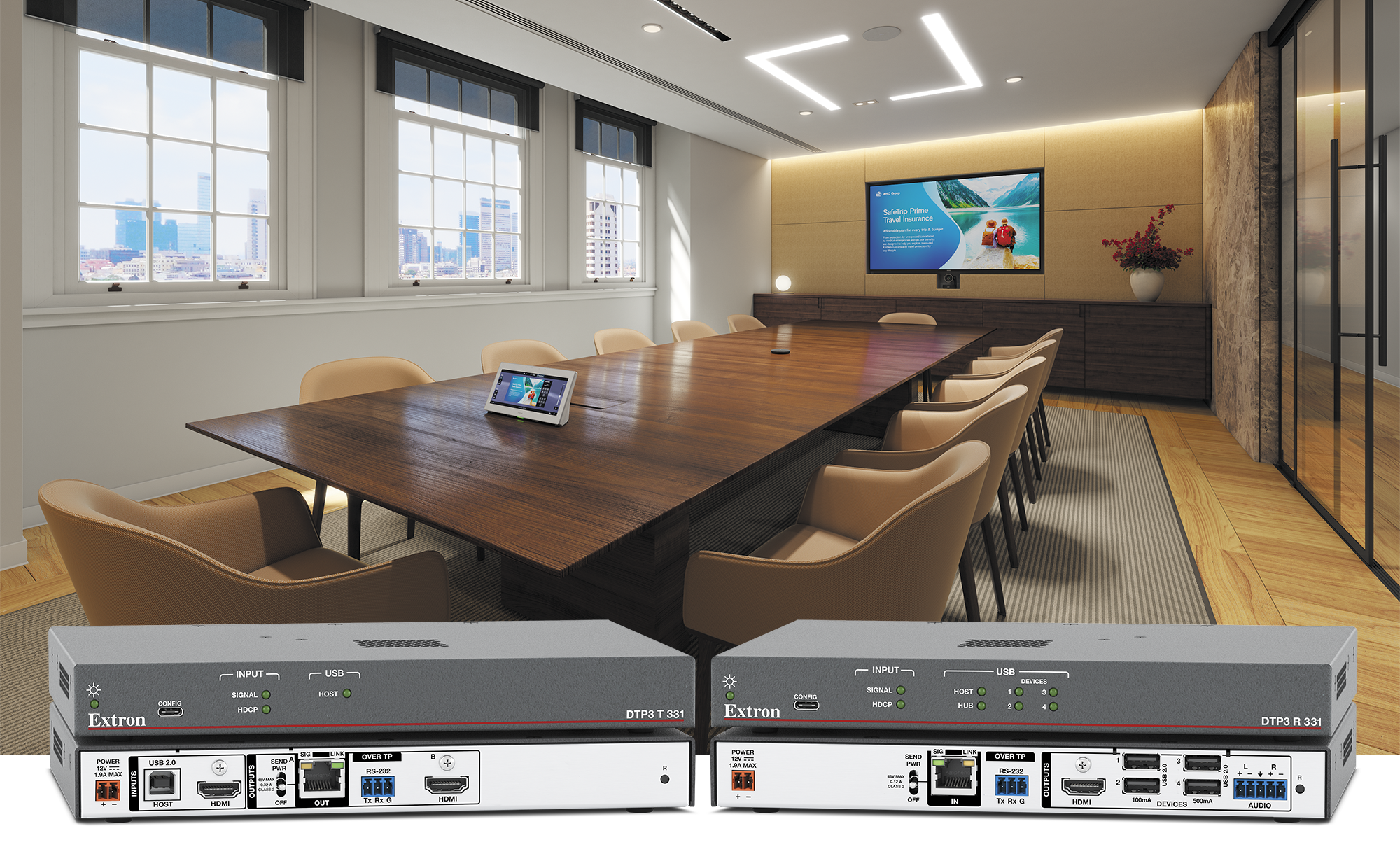 Extron Introduces DTP3 Extenders that Streamline 4K/60 HDMI and USB 2 ...