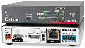 Extron Introduces 4K HDMI Twisted Pair Transmitters with Input Loop-Through for DTP Systems