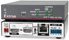 Extron Now Shipping 4K HDMI Twisted Pair Transmitters with Input Loop-Through