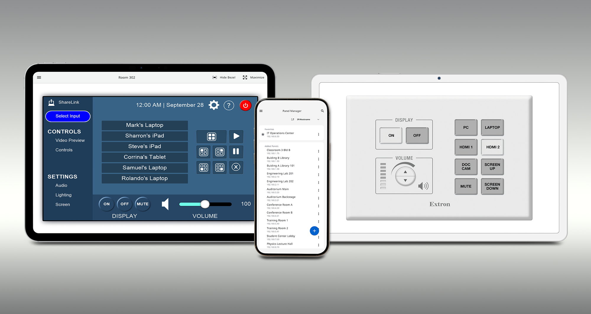Extron Control Pro Brings Powerful New Features to Mobile Devices
