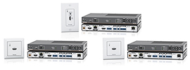 Extron Now Shipping Economical Collaboration Systems with One-Gang Wallplate Transmitters