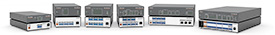 group photo of six IP Link Pro Series control processors