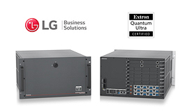 LG Magnit Direct-view LED System and the Extron Quantum Ultra Videowall Systems Certification