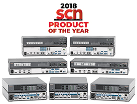 Extron IN1800 Series 4K/60 Presentation Switchers Win SCN 2018 Product of the Year Award