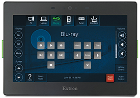 Sleek New Extron 7" Wall Mount Touchpanel Blends Performance and Style