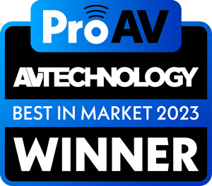 Pro AV AV Technology Best in Market 2023 Winner