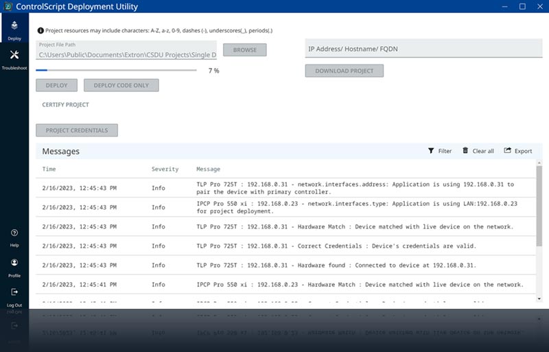 ControlScript Deployment Utility