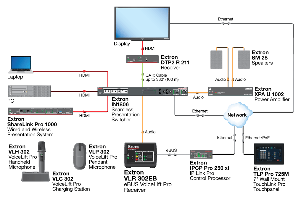 VoiceLift Pro Microphone EB Diagram