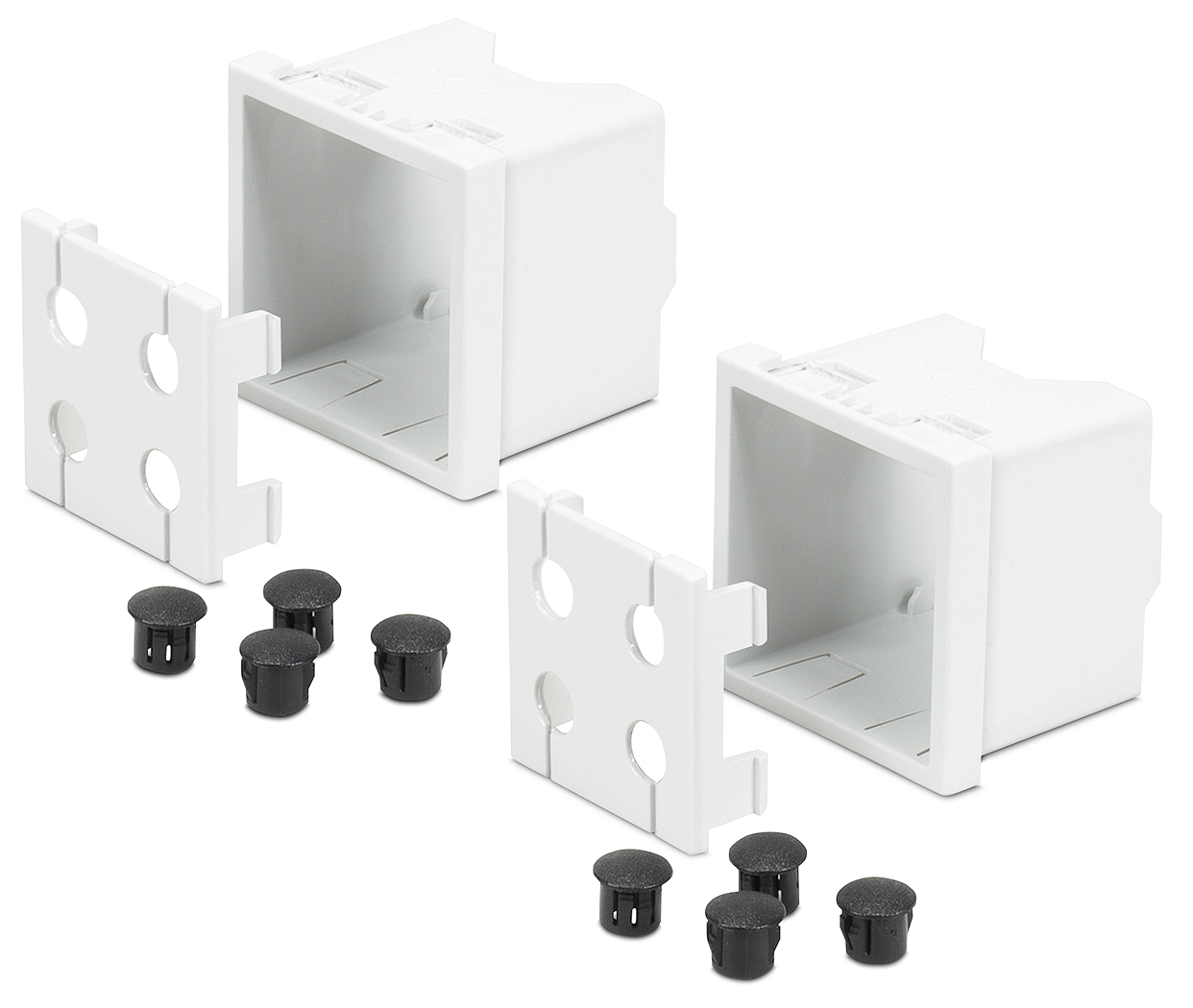 Captive Cable Kit included with Cable Cubby F55 Edge; White PN 70-1296-03