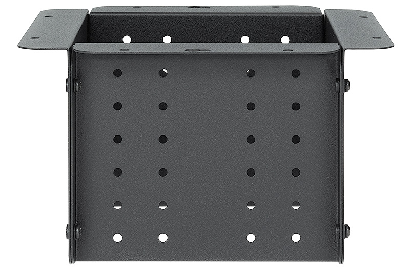 Enclosure features multiple positions for mounting AC or AC+USB power modules, cables, or AAP modules at different heights