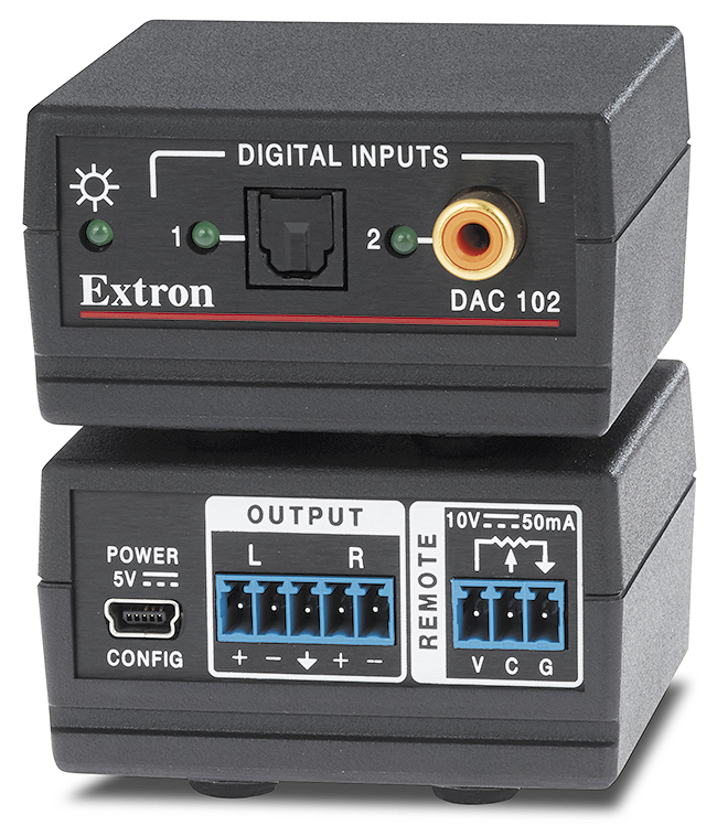 DAC 102 - Audio Products | Extron