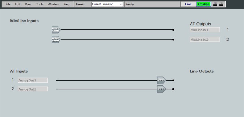 DSP Configurator Software Screen Shot