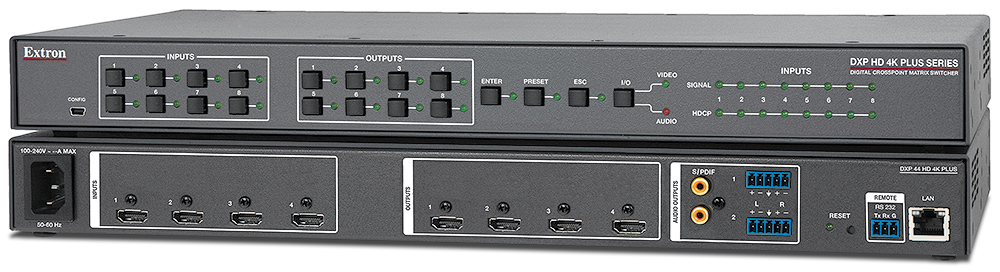 DXP HD 4K PLUSシリーズ - Matrix Switchers | Extron