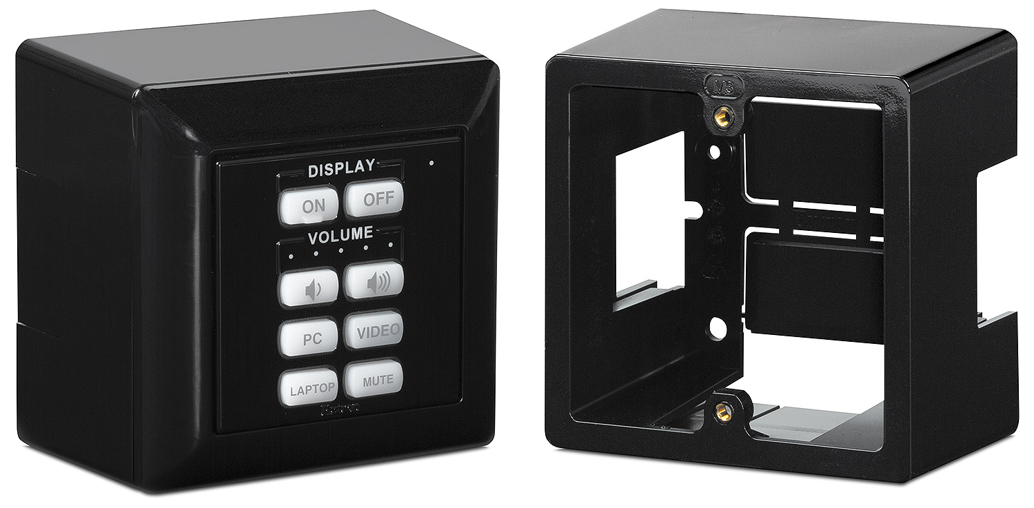 Compatible with black one-gang Flex55 and EU modules