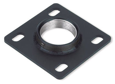 FCMP 44 - 4"x4" Ceiling Mounting Plate, Black