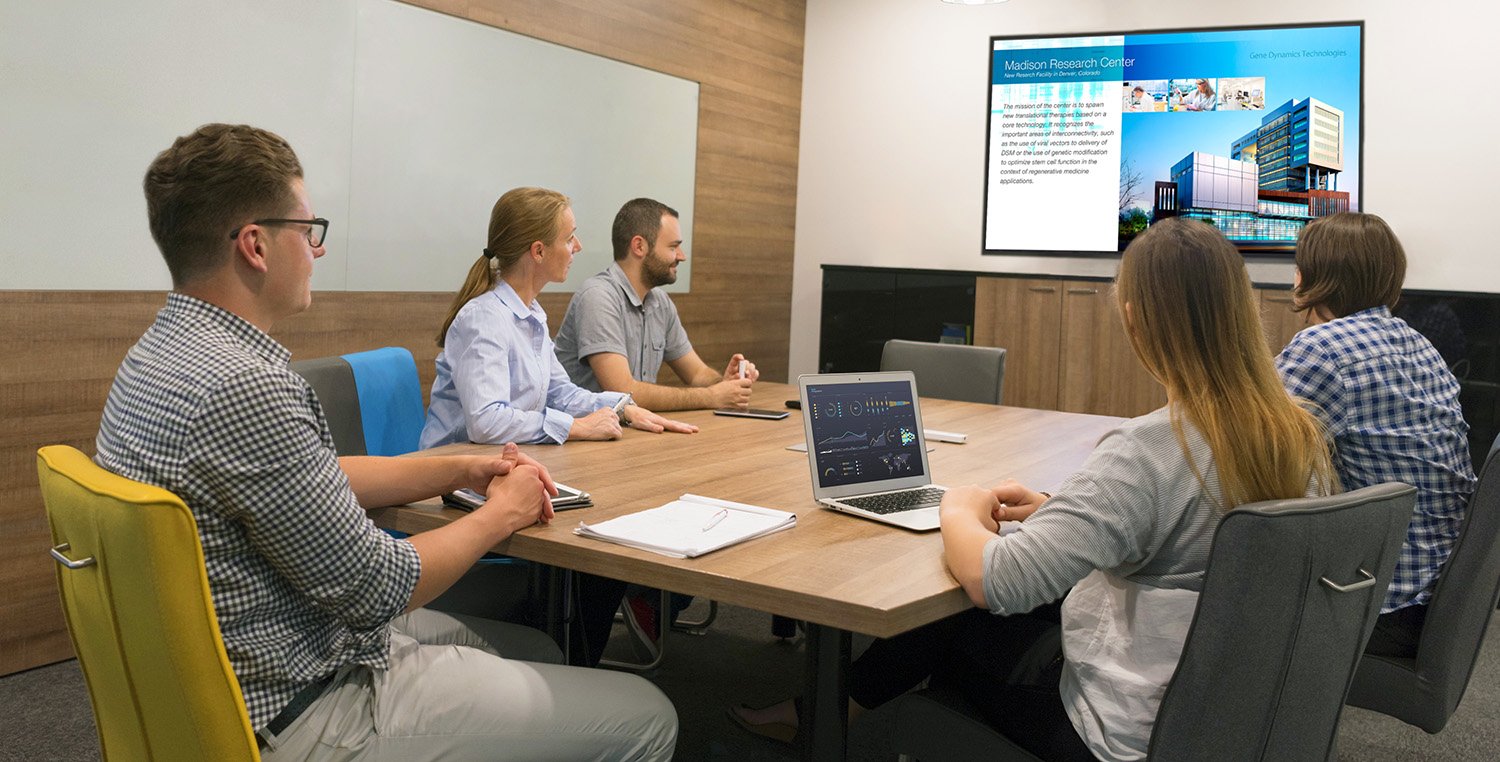 Conference Room digital signage content from ShareLink Pro