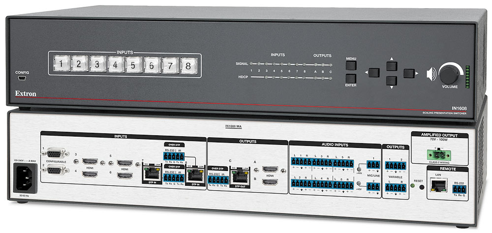 Extron IN1608 Scaling Presentation Switcher 