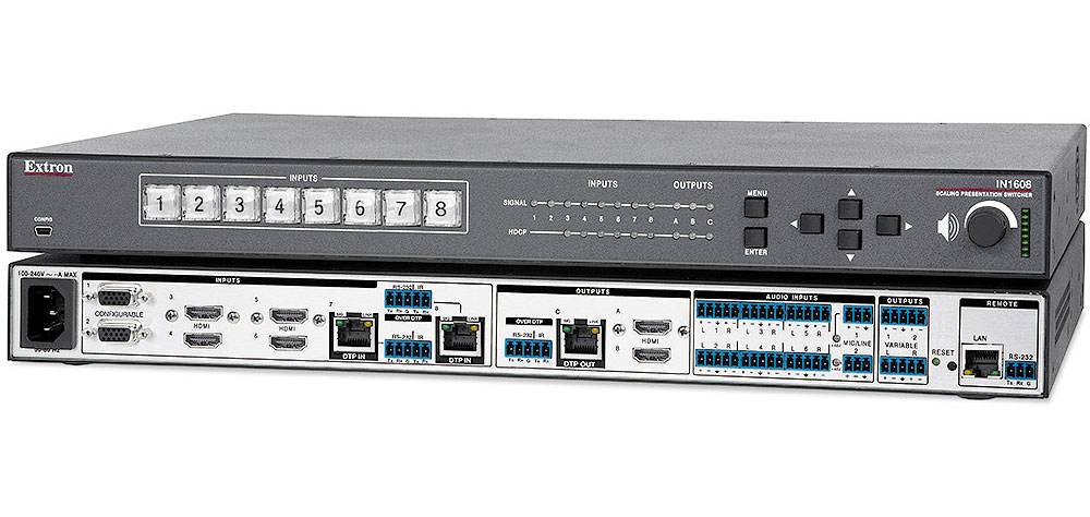 Extron IN1608 Scaling Presentation Switcher 