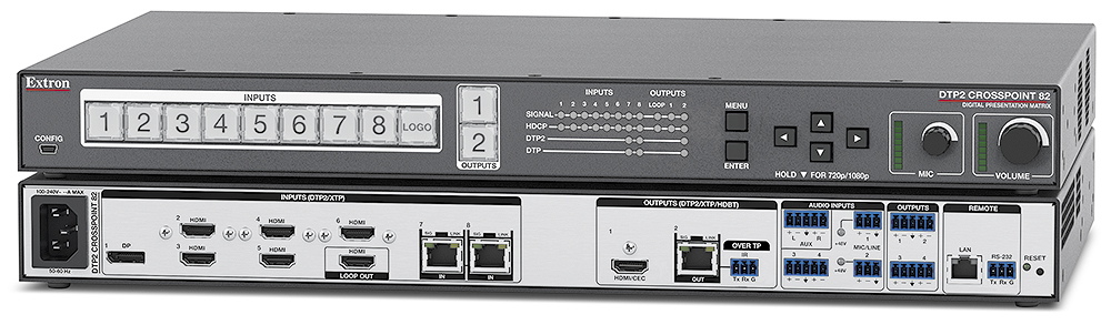 Input 6 Bad Extron IN1608 Scaling Presentation Switcher DTP 330 8 Inputs 