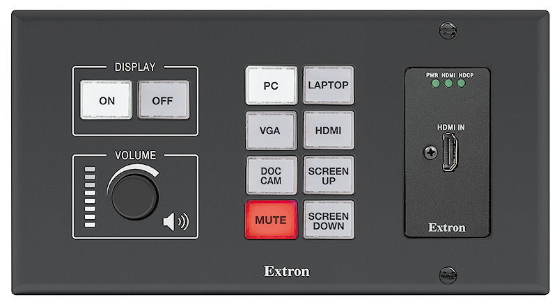 MLM 200 D - Black<br/> Shown with optional MLC Plus 200 Controller and HDMI Decorator-Style Module