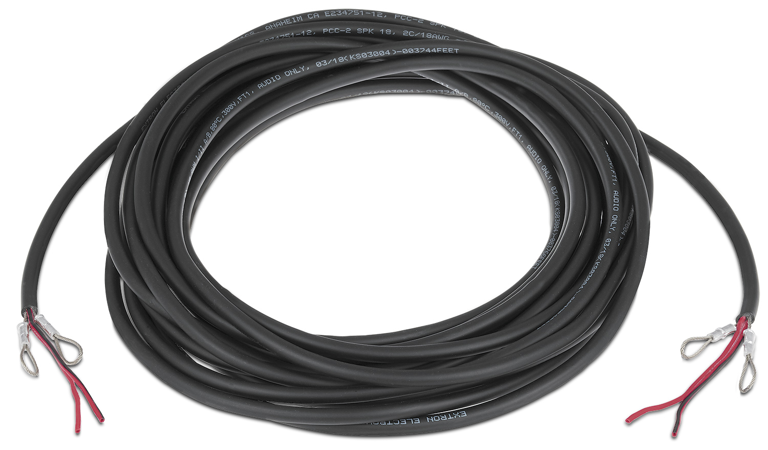30’ of Pre-Terminated PendantConnect Speaker Cable for SF 26PT - Black