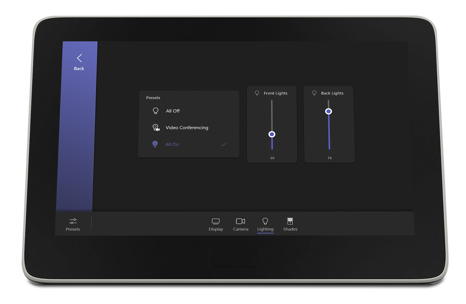 Microsoft Teams Rooms – Lighting Controls