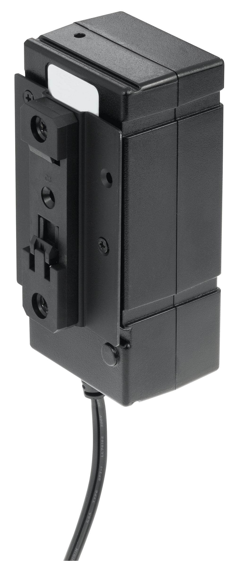 The PS 18DR enables a power supply to be securely mounted to an industry-standard DIN rail