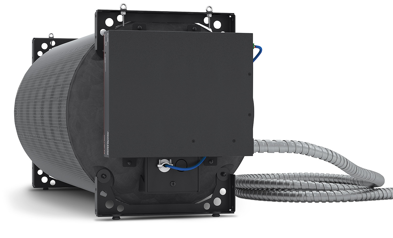 NetPA U 8001 SUB – Shown with Optional Flexible Conduit Adapter Kit and Mounted to optionsl SF 10C SUB – Close Up View